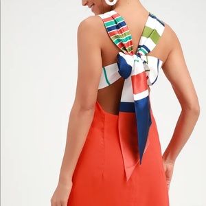 Lulus tie back dress